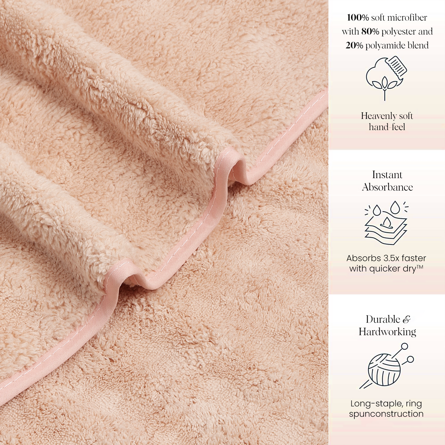 Prime Printed Heavyweight Towel – Rose Elegance Collection