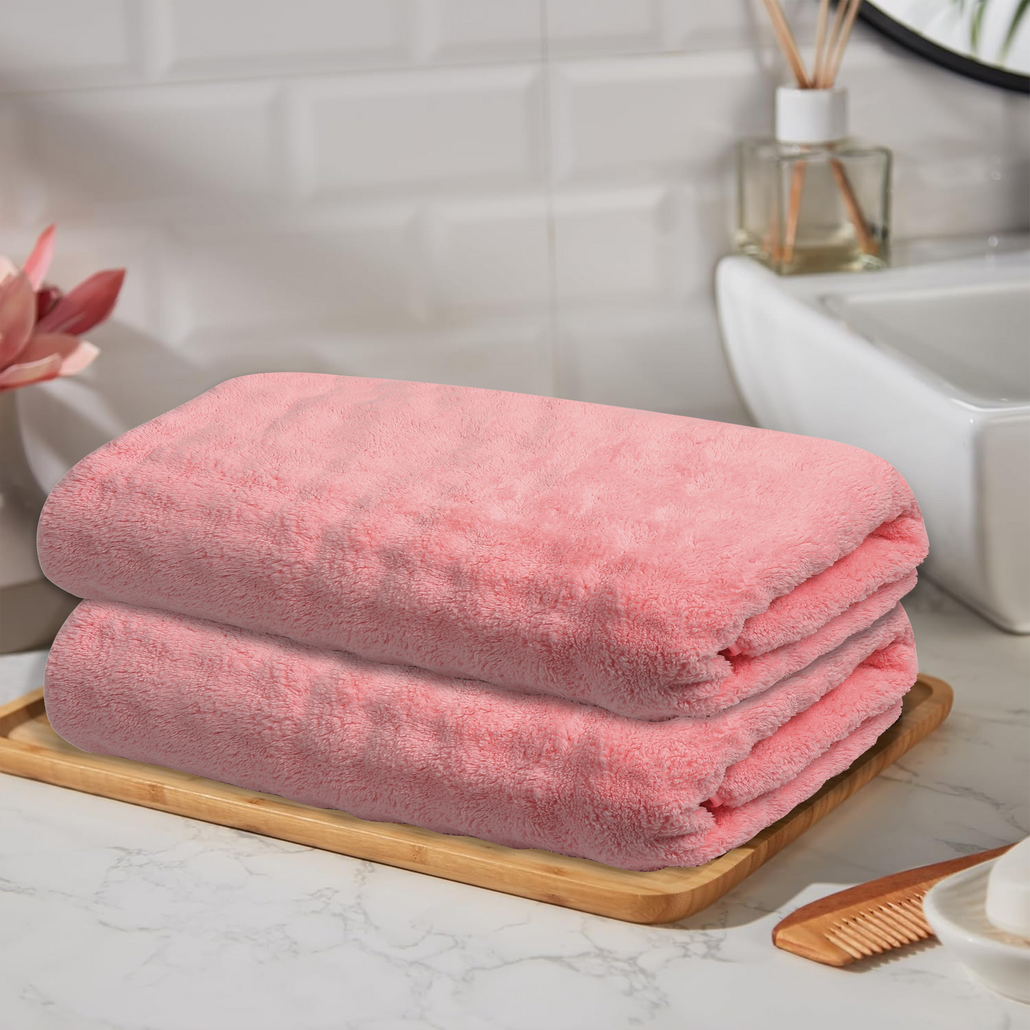 Prime Printed Heavyweight Towel – Rose Elegance Collection