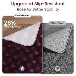 Faux Rabbit Fur Stone Design Rugs – Soft Luxury for Modern Living