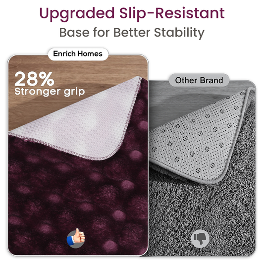 Faux Rabbit Fur Stone Design Rugs – Soft Luxury for Modern Living