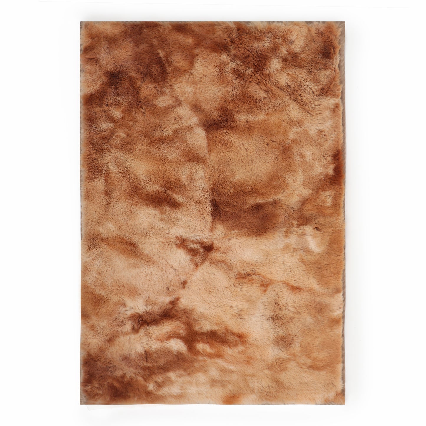 Rabbit Fur Printed Design Rug – Soft & Stylish Comfort