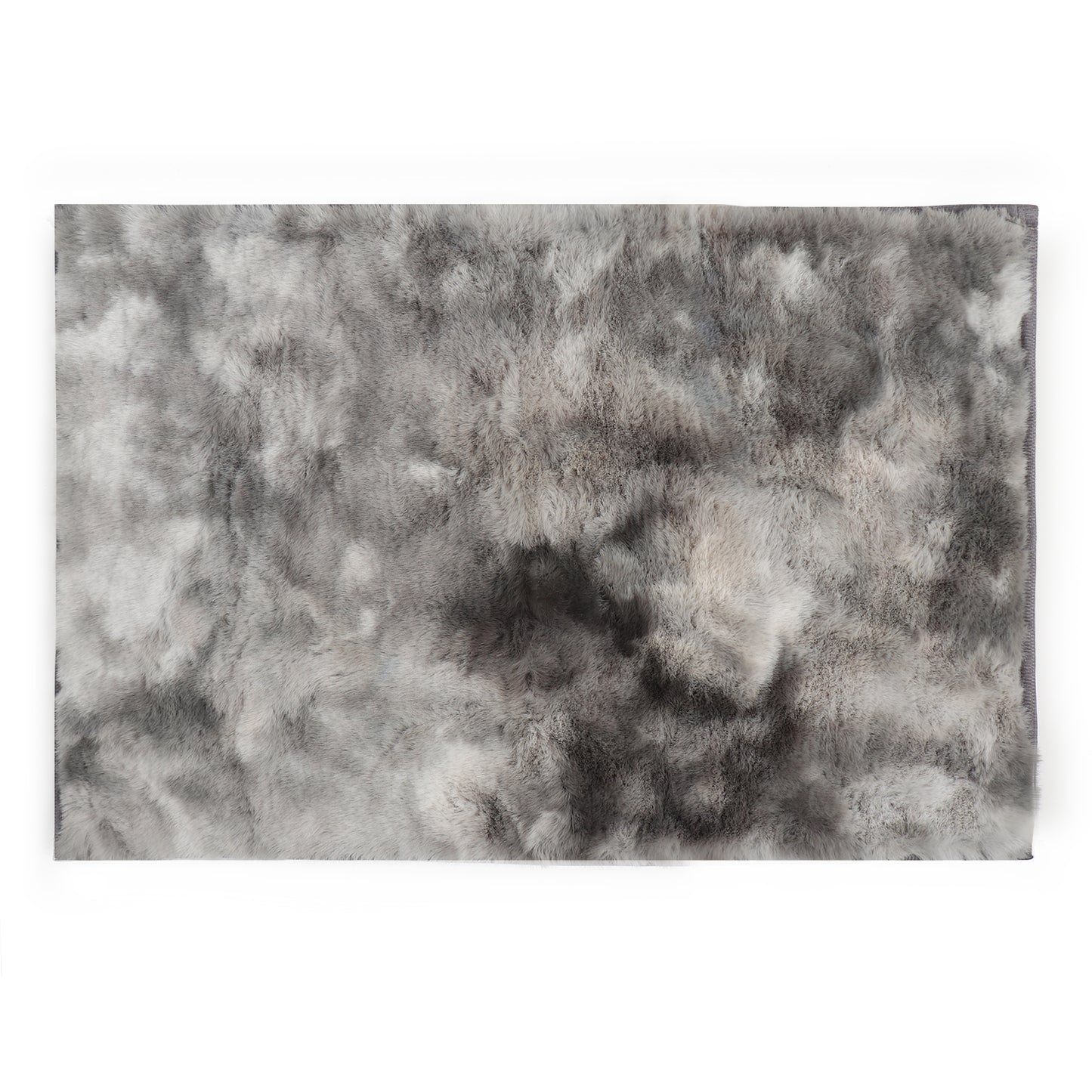 Rabbit Fur Printed Design Rug – Soft & Stylish Comfort