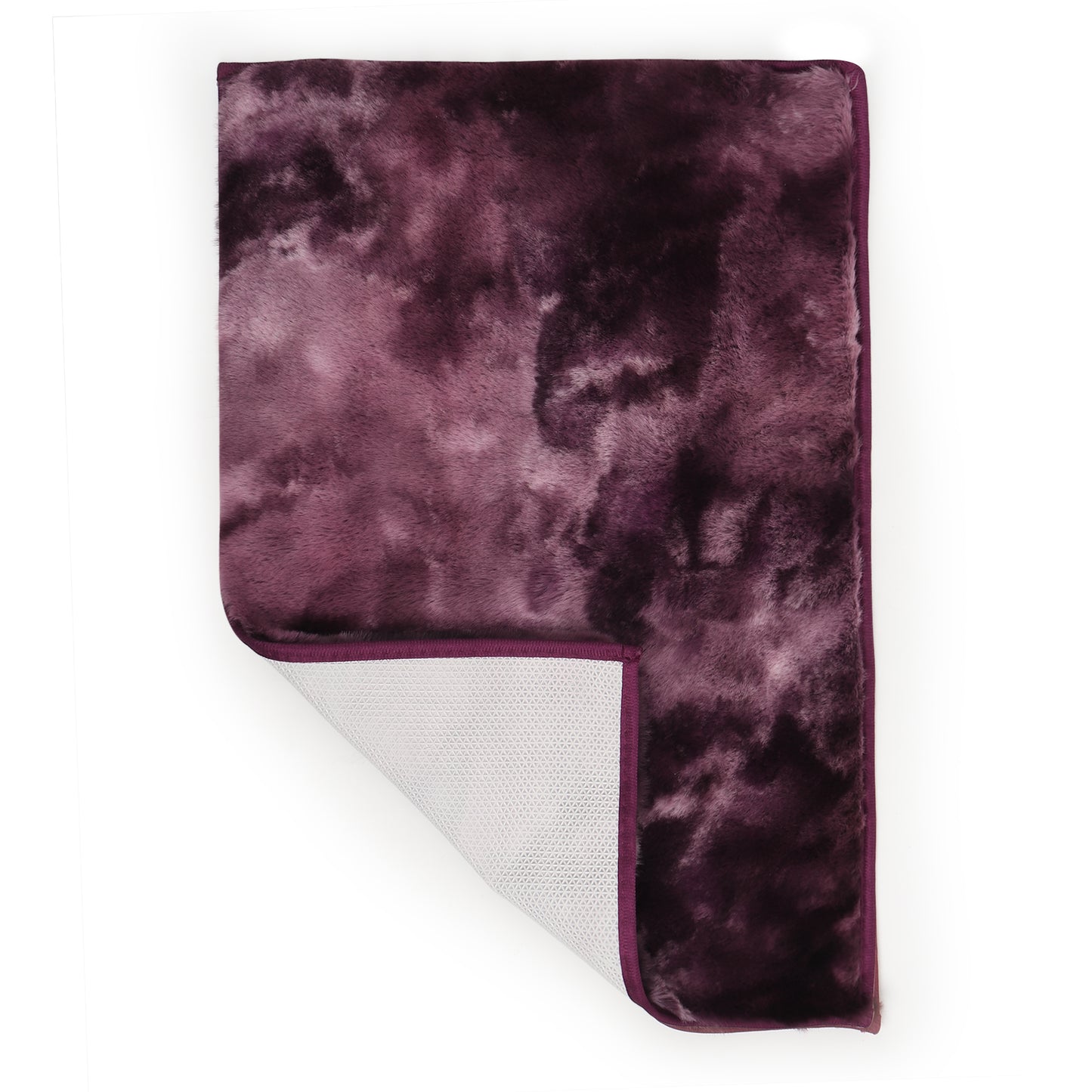 Rabbit Fur Printed Design Rug – Soft & Stylish Comfort