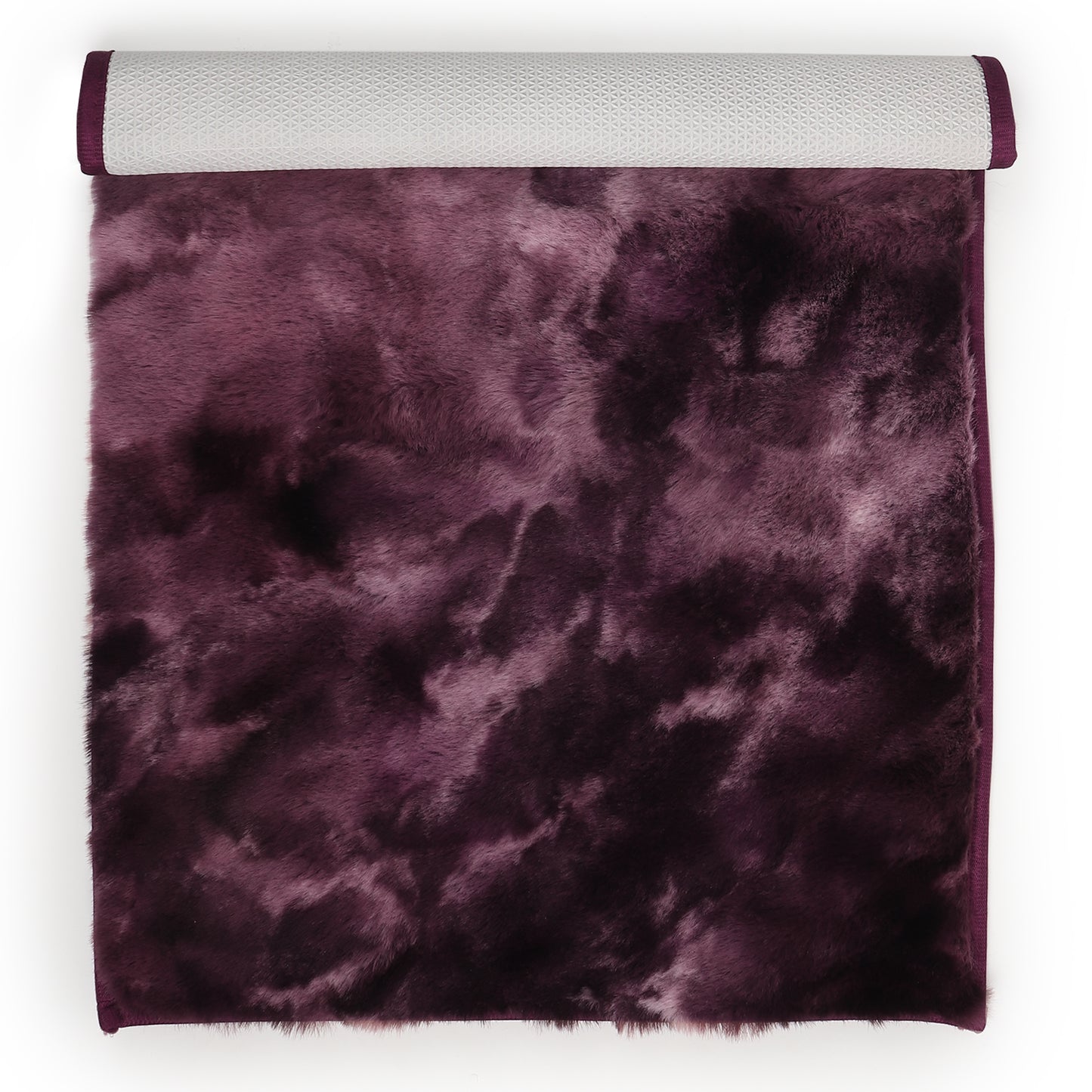 Rabbit Fur Printed Design Rug – Soft & Stylish Comfort