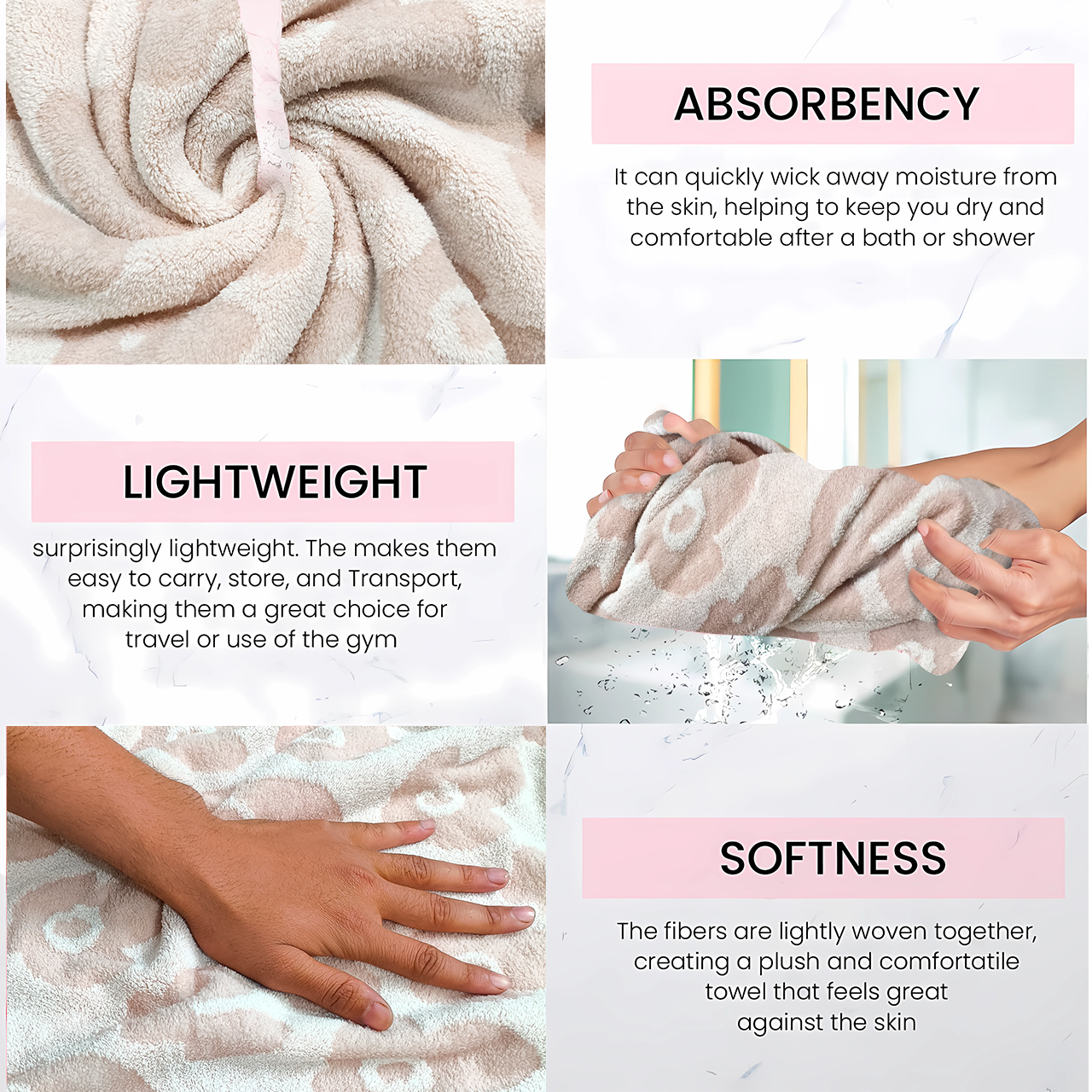 Prime Printed Heavyweight Towel – Blossom Collection