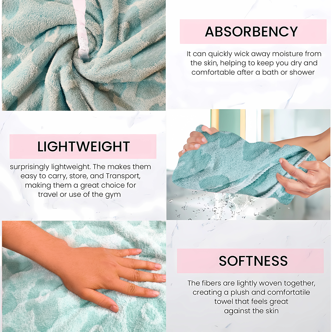 Prime Printed Heavyweight Towel – Blossom Collection